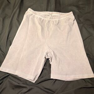 SKIMS Light Gray Athletic Shorts